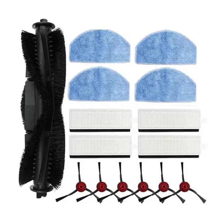 A65T-pour Laresar Mars 01/Lubluelu SL68 15 pièces aspirateur brosse latérale principale vadrouille f
