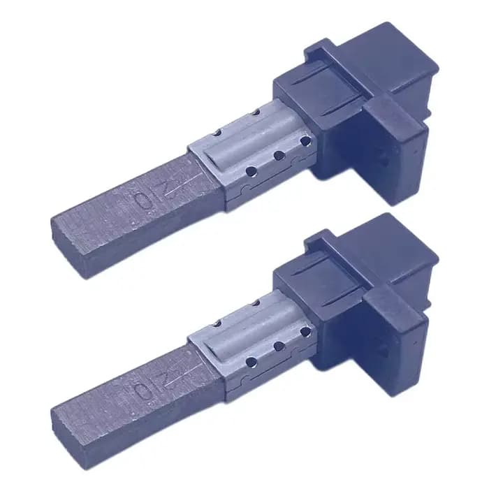 Brosse en carbone pour moteur d'aspirateur, 2 pièces, pour remplacement de brosse en carbone pour mo