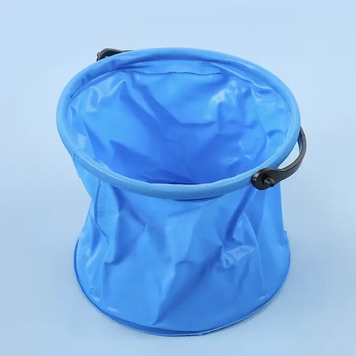 Seau pliant multifonctionnel 1 pièce, seau de pêche Portable Durable, idéal pour les plages, les voy
