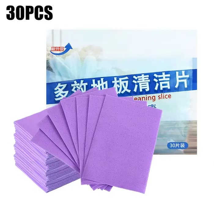 Feuille de nettoyage de sol Soluble dans l'eau, 30 pièces, pour nettoyer le sol, essuyage pour carre