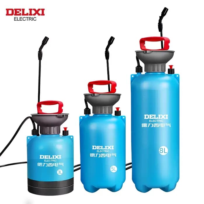 DELIXI ELECTRIC 3/5/8L pulvérisateur de jardin pompe à main pulvérisateur à pression, pulvérisateur 