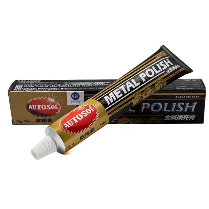 Pâte de polissage et de nettoyage pour métaux, crème de polissage pour acier inoxydable, élimination