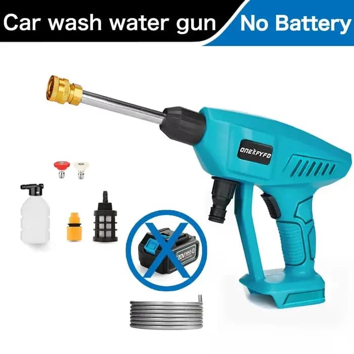 Pistolet à eau portable sans fil haute pression, pulvérisateur de lavage, machine électrique pour li
