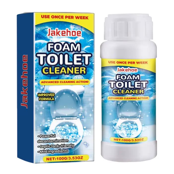 Nettoyant puissant pour toilettes, détartrage à 360 degrés, nettoyant en mousse désodorisant sans od