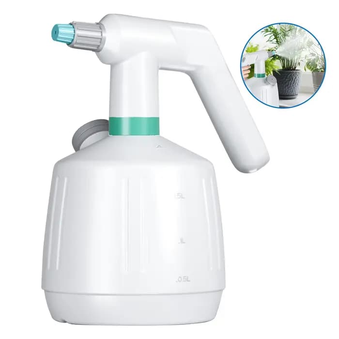 Pulvérisateur électrique sans fil 2L avec poignée confortable, rechargeable, portable, multi-usages 