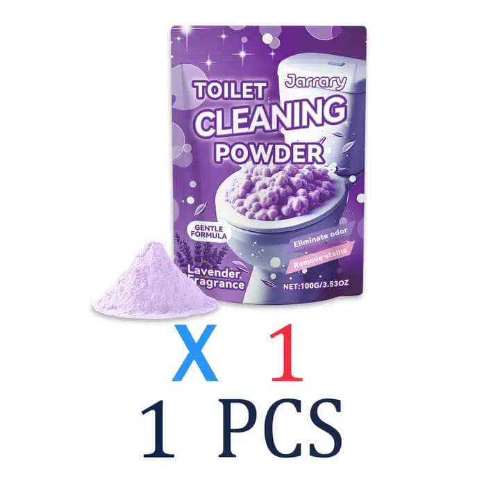 Décalcaissant Puissant pour Toilettes, Poudre Nettoyante pour Salle de Bain, Parfum Frais, Couvertur