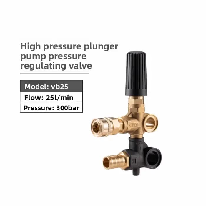 Vanne régulatrice de pression pour pompe de lavage automobile – Type bypass interne haute pression, 