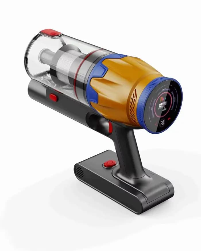 Aspirateur sans fil avec moteur BLDC, technologie cyclonique sèche, batterie rechargeable pour usage