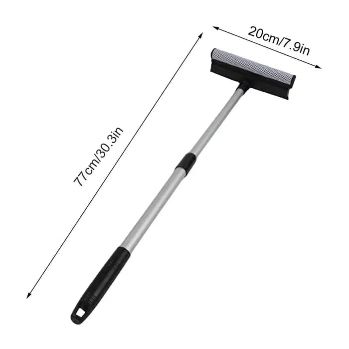 Brosse de nettoyage de voiture rétractable, essuie-glace pour vitres, nettoyeur de verre domestique,