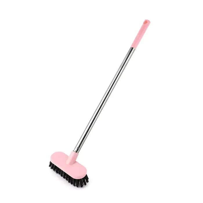 Brosse à récurer les sols avec long manche, brosse multi-usages robuste pour sols en bois dur, netto