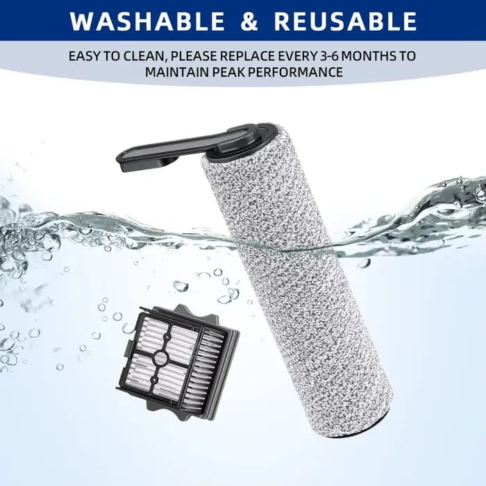 IFloor ONE S5 rouleau de brosse et filtre HEPA de remplacement pour aspirateur sec et humide sans fi