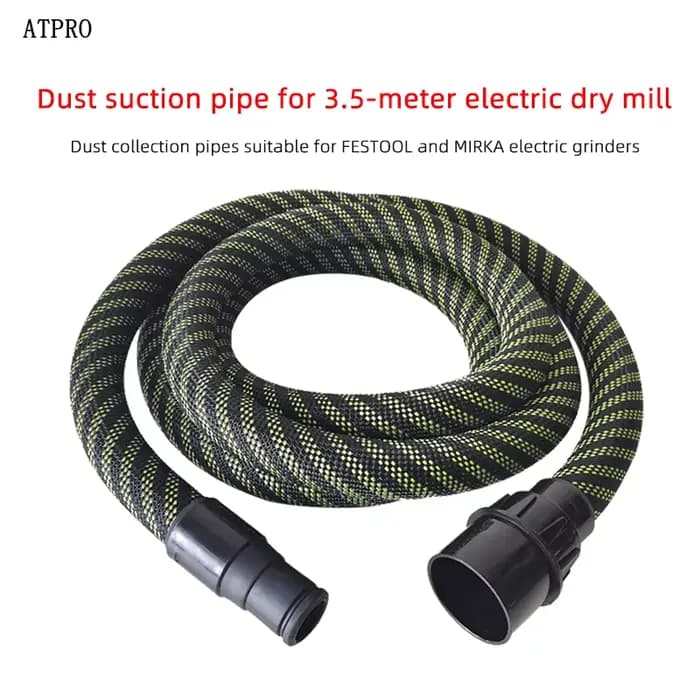 Tuyau d'aspirateur antistatique adapté aux aspirateurs FESTOOL/Mirka
