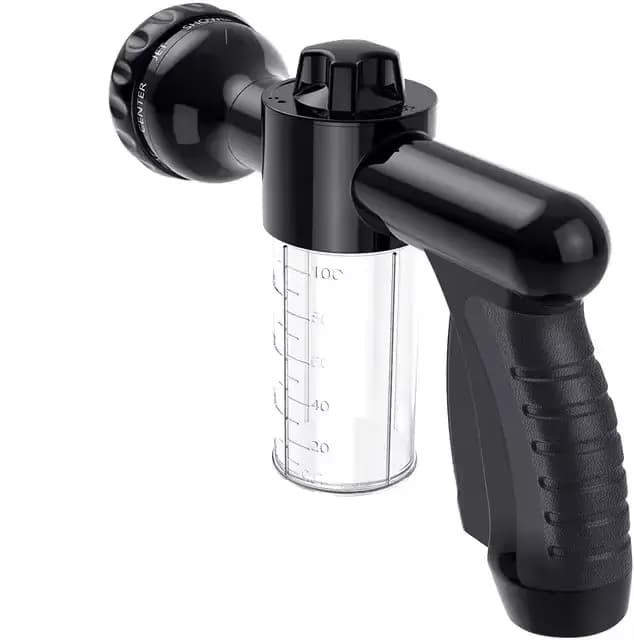 Pistolet à mousse 8 en 1, buse de tuyau de pression, pistolet de pulvérisation à Jet, distributeur d