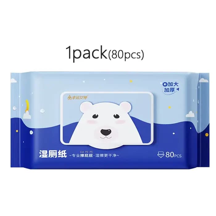 Lingettes hygiéniques en papier hygiénique, 1 paquet (80 pièces), pour le dos, pour les livres privé