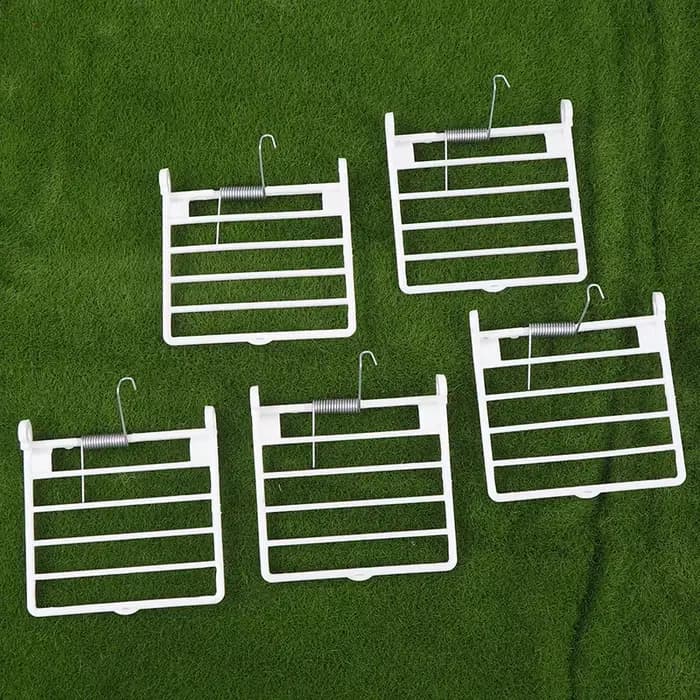 Accessoires de Cages à oiseaux en plastique, 5 pièces, raccords de Cages, accessoire de porte de rem