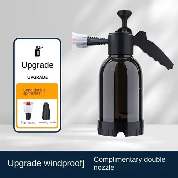 Pulvérisateur pneumatique portatif 2L haute pression pour mousse, nettoyage de voiture, désinfectant