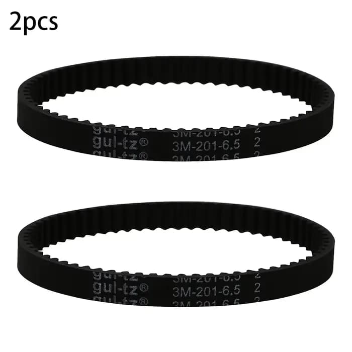 2X Courroie 3M-201-6.5 Aspirateur Denté Pour Hoover Courroie D'entraînement Pour U90-MA-R, U91-MA-B 