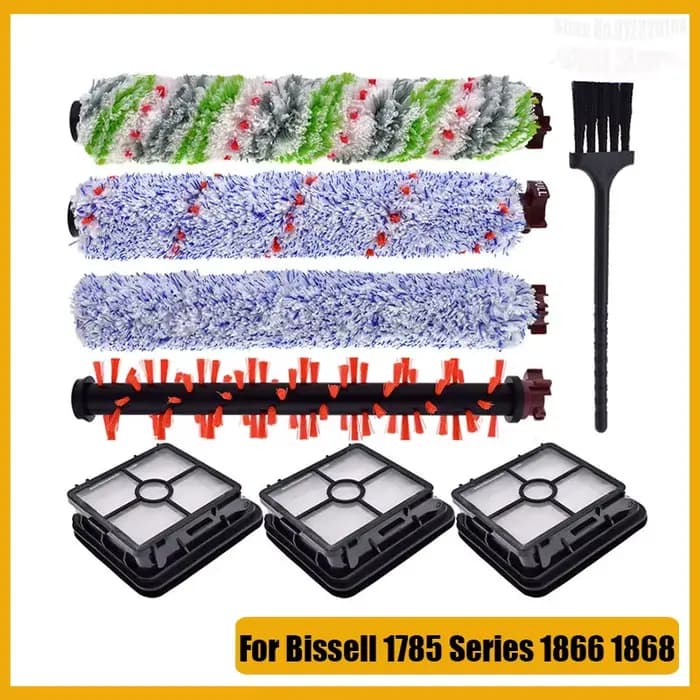 Brosse à rouleau et filtre Hepa pour Bissell Crosswave, pièce de rechange pour aspirateur robot séri