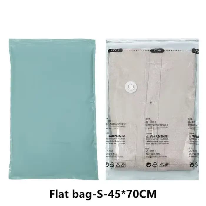 Sacs de rangement sous vide sans pompe, extra grands, pour vêtements, couvertures, literie, organisa