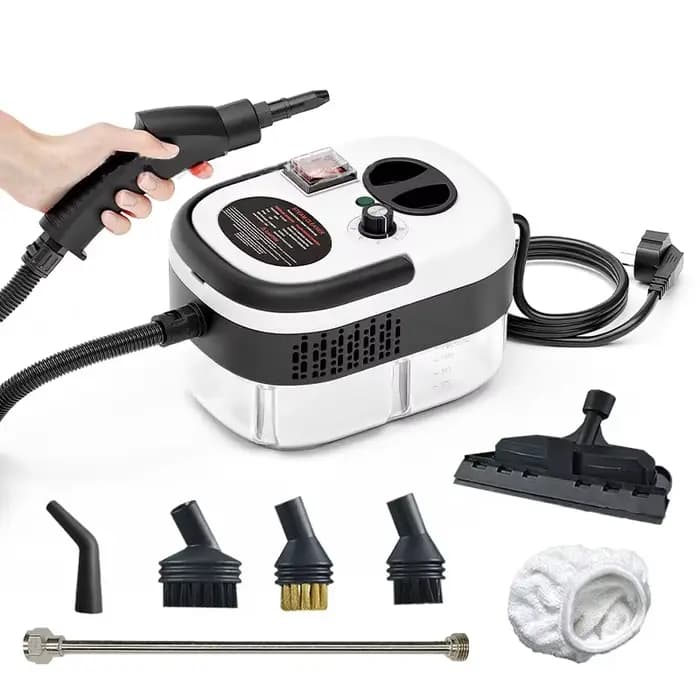 Nettoyeur Vapeur Haute Température Portable 2500W Puissant, Machine de Nettoyage à Vapeur Pressurisé