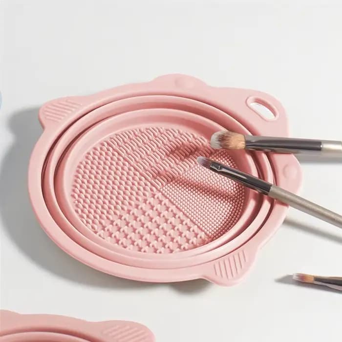 VELIF-2 Pack brosse de nettoyage pliable laveuse de brosse, tasse de rinçage de nettoyage pour acryl
