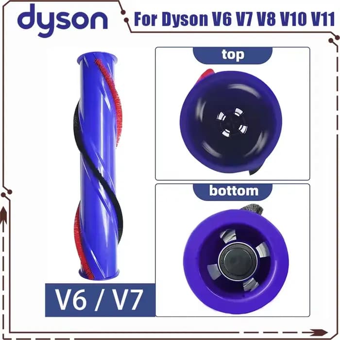 Compatible pour aspirateur Dyson V7 V8 V10 V11 V6, brosse à rouleau souple, barre de brosse pour tap