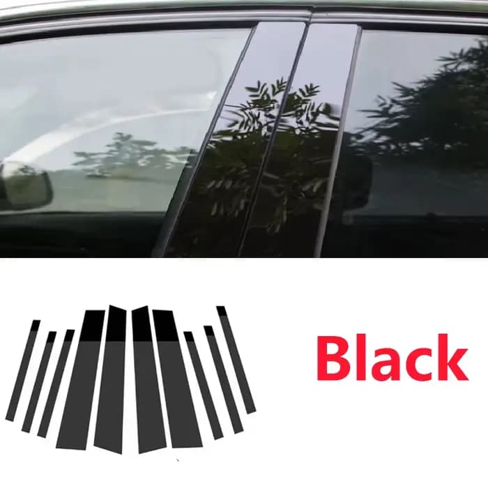 Pour Volkswagen VW Tiguan L accessoires r-line 2017 ~ 2022 LWB MK2 10 pièces revêtements de fenêtre 