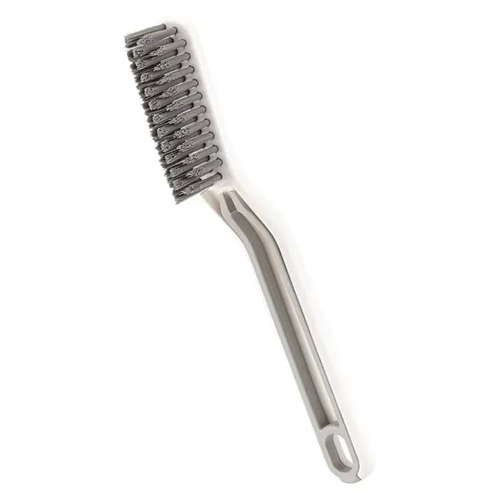 Brosse de nettoyage d'angle de salle de bains dure pour mur/évier/baignoire/carreaux, brosse de nett