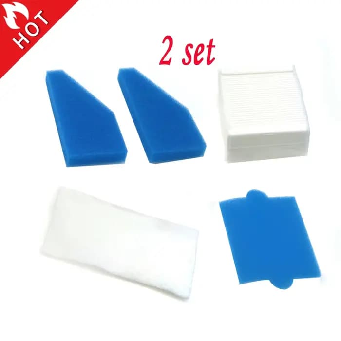 Lot de 2 filtres pour aspirateurs compatibles avec Thomas Aqua + Multi Clean X8 Parquet, Aqua + Pet 