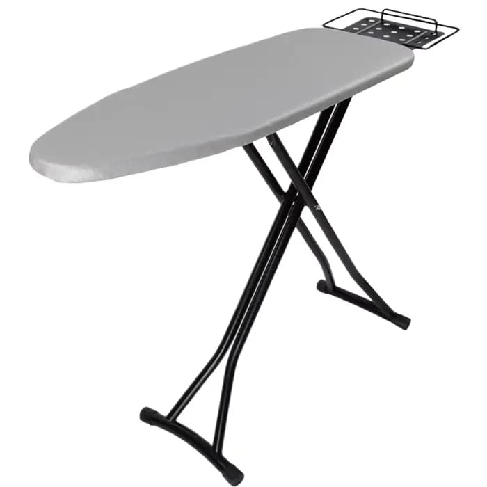 Planche à repasser compacte et robuste, pliable et réglable en hauteur, avec couvercle résistant à l