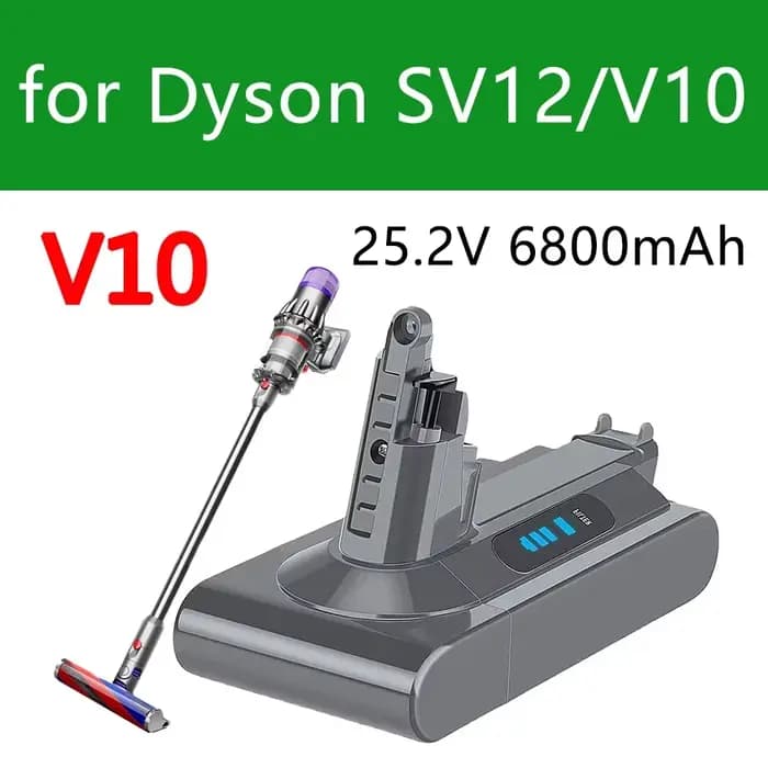 Nouvelle batterie de remplacement Dyson SV12 pour aspirateur à main sans fil absolu Dyson V10 batter