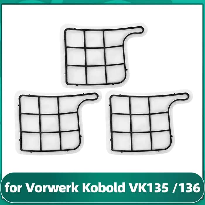 Pièces de rechange pour aspirateur VORWERK VK135 / VK136 / VK369, accessoires de rechange : filtre d