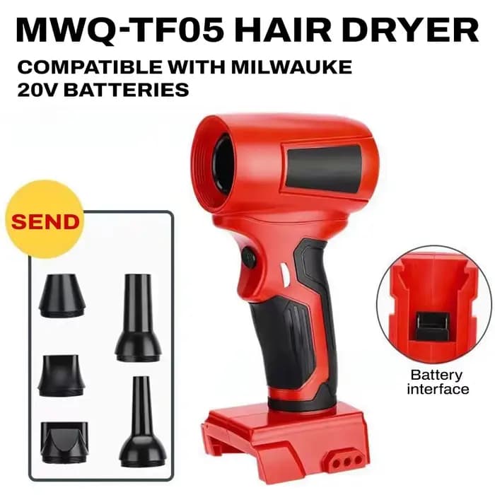 Souffleur à air électrique miniature multifonctionnel à haute vitesse 210W pour batterie lithium-ion