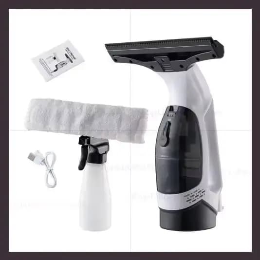 Nettoyeur de vitres sans fil, serpillière électrique pour vitres, bouteille pulvérisatrice de 300 ml