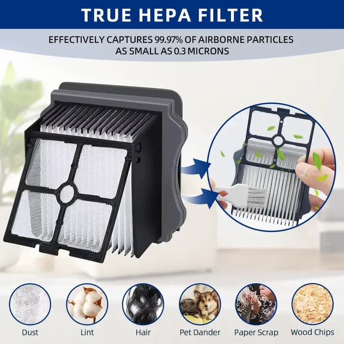 IFloor ONE S5 rouleau de brosse et filtre HEPA de remplacement pour aspirateur sec et humide sans fi