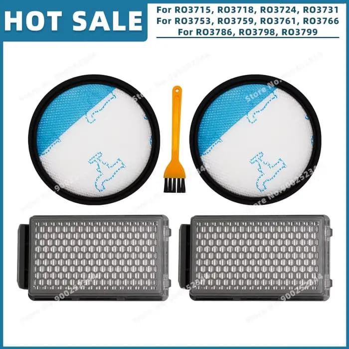 Filtre Hepa Compatible pour Rowenta Compact Power Cyclonic RO3718 RO3724 RO3731 RO3753 RO3786 RO3798