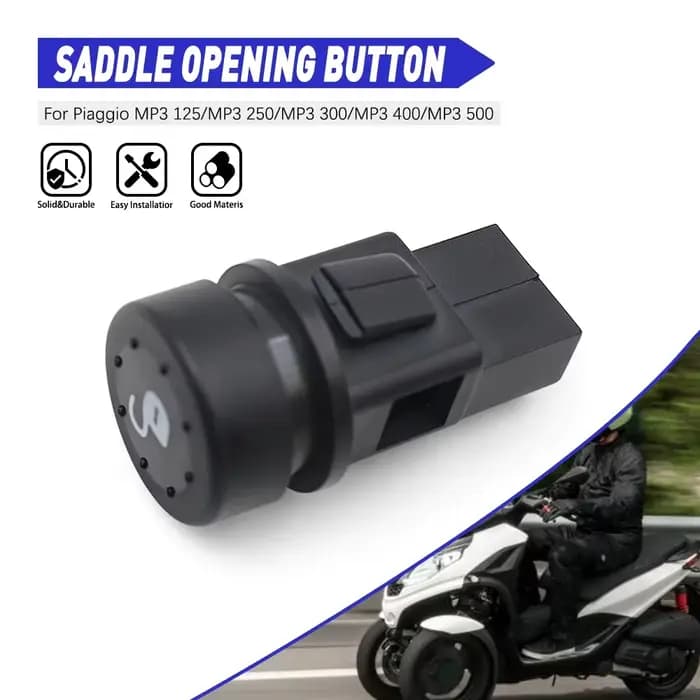 Bouton d'ouverture de selle pour Piaggio MP3 125 MP3 250 MP3 300 MP3 400 MP3 500, accessoires de mot