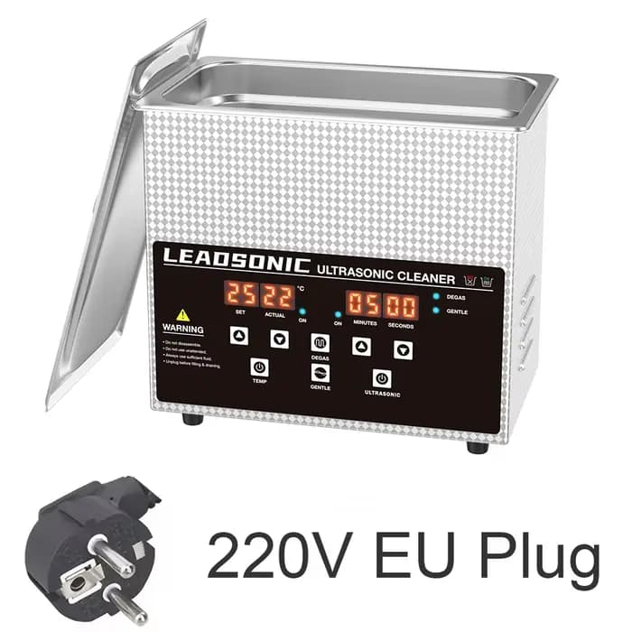 NOUVEAU Nettoyeur à ultrasons 2L 60W, Lave-vaisselle portable, Machine à laver à ultrasons, Appareil