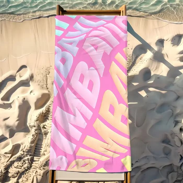 Serviette de plage B-Bimba légère et douce pour la peau, idéale pour la piscine, le camping, les cro