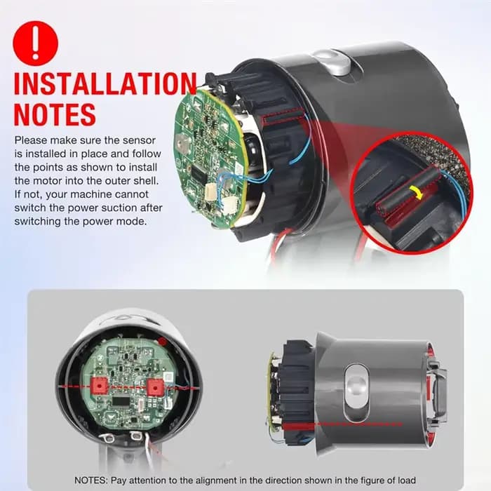 Boîtier d'assemblage du corps principal pour aspirateur Dyson V8 SV10, 967812-01A52Q