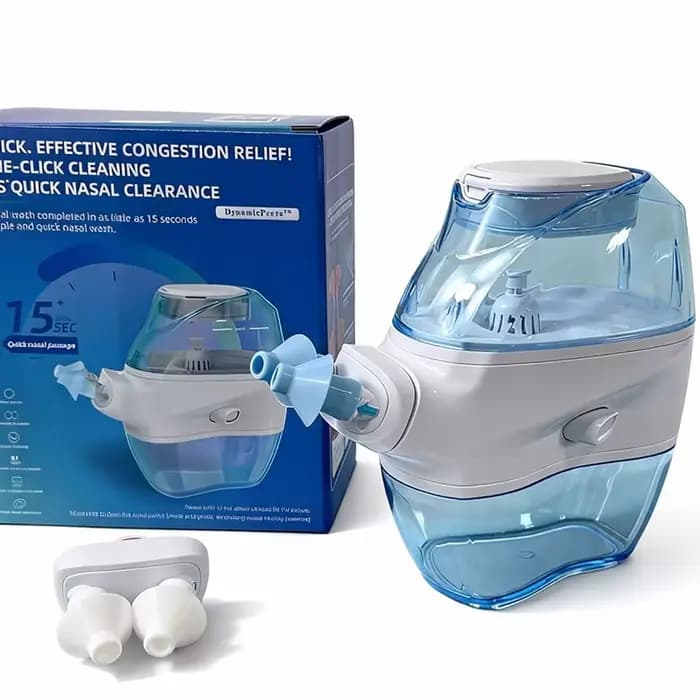 Irrigateur nasal électrique, 360 °   Nettoyage en profondeur de la cavité nasale, nettoyeur nasal él