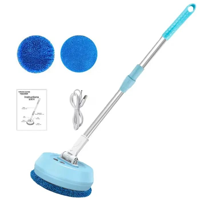 Serpillière électrique automatique 2 en 1, nettoyeur de maison, support et sec, voiture, sans fil, v