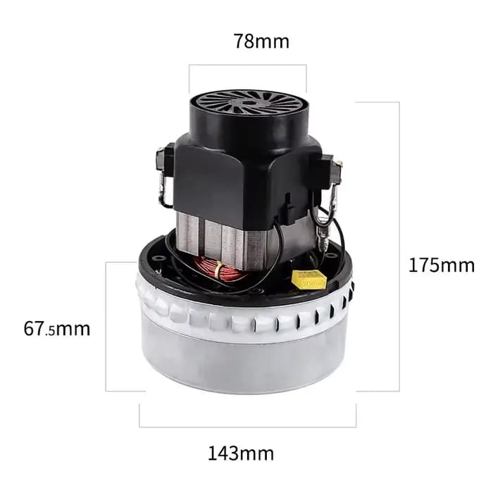 Moteur d'aspirateur sec et humide, 220V, 1200W-1500W, pour Philips Midea Haier Rowenta Sanyo Electro