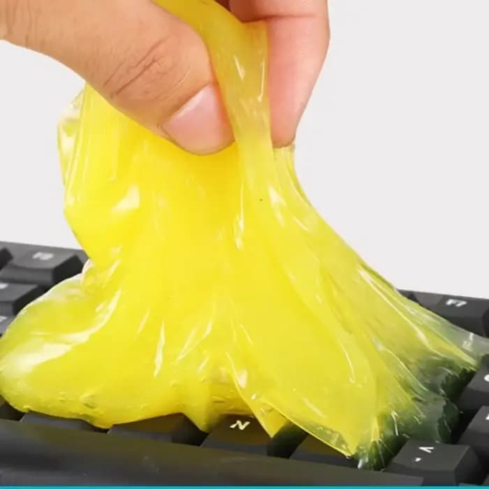 Gel de nettoyage de voiture-outil universel de nettoyage de poussière pour mastic de détail intérieu