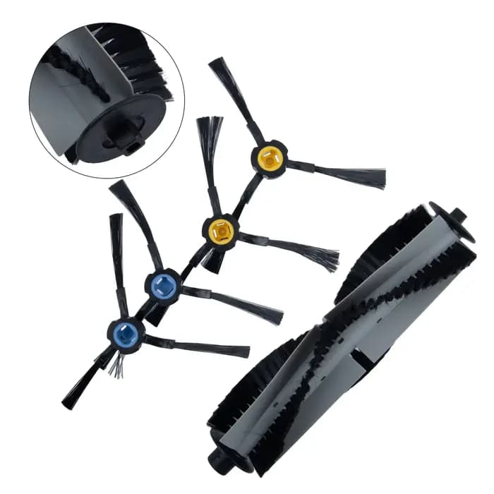 1 jeu de pièces de brosse latérale pour aspirateur Silvercrest SSR1 SSRA1 pour Ilife pour A9s A9 A7 