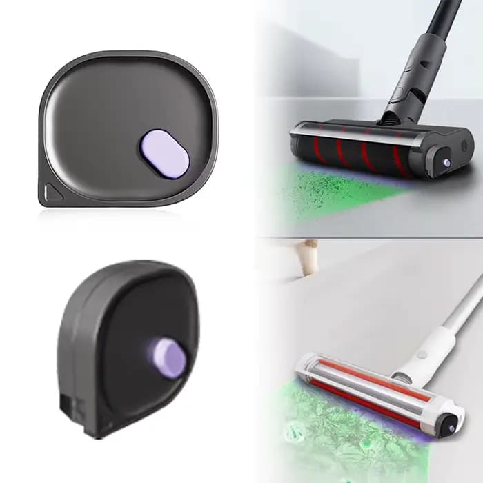 Affichage de la poussière pour aspirateur, lumière verte LED, lumière Laser Rechargeable avec lumièr