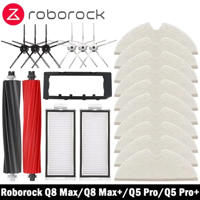 Roborock Q8 Max, Q8 Max +, Q5 Pro, Q5 Pro + accessoires pour aspirateur Robot couvercle de brosse pr