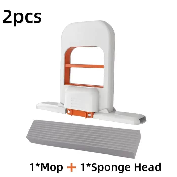 2/8 pièces Balai serpillère auto-essoreur de bureau, serpillère éponge manuelle pour la maison, la s