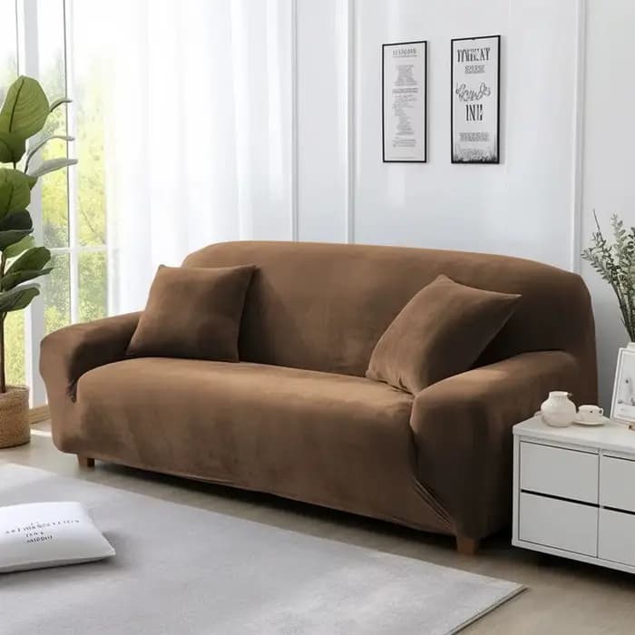 Housses de canapé en tissu velours pour salon, housse extensible douce et épaisse de haute qualité, 