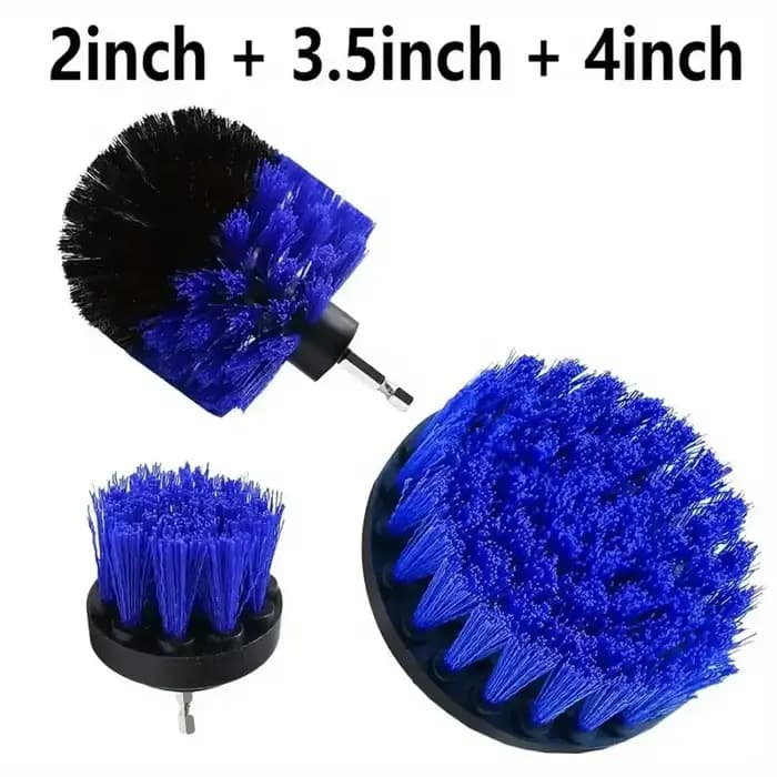 Ensemble de brosses de nettoyage pour perceuse, laveur électrique, kit d'outils pour coulis, sol, ba
